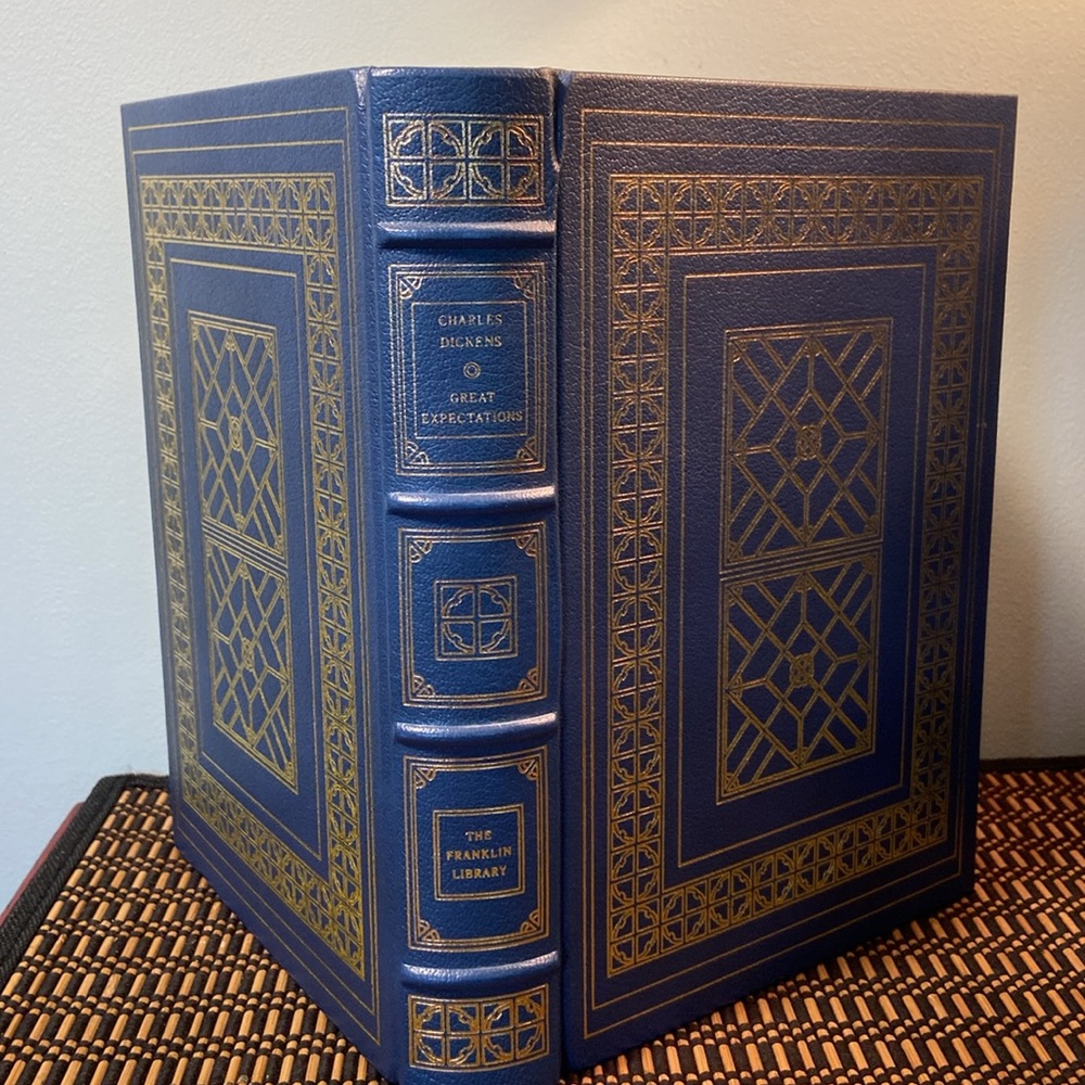 Great Expectations Dickens Vintage Franklin Library LeatherBound Book Rare